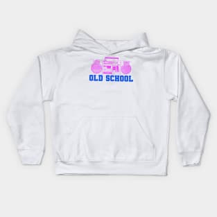 Old school, hip hop fashion Kids Hoodie